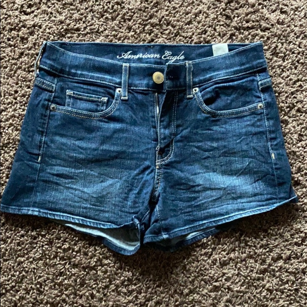 American Eagle Stretch Jean Shorts